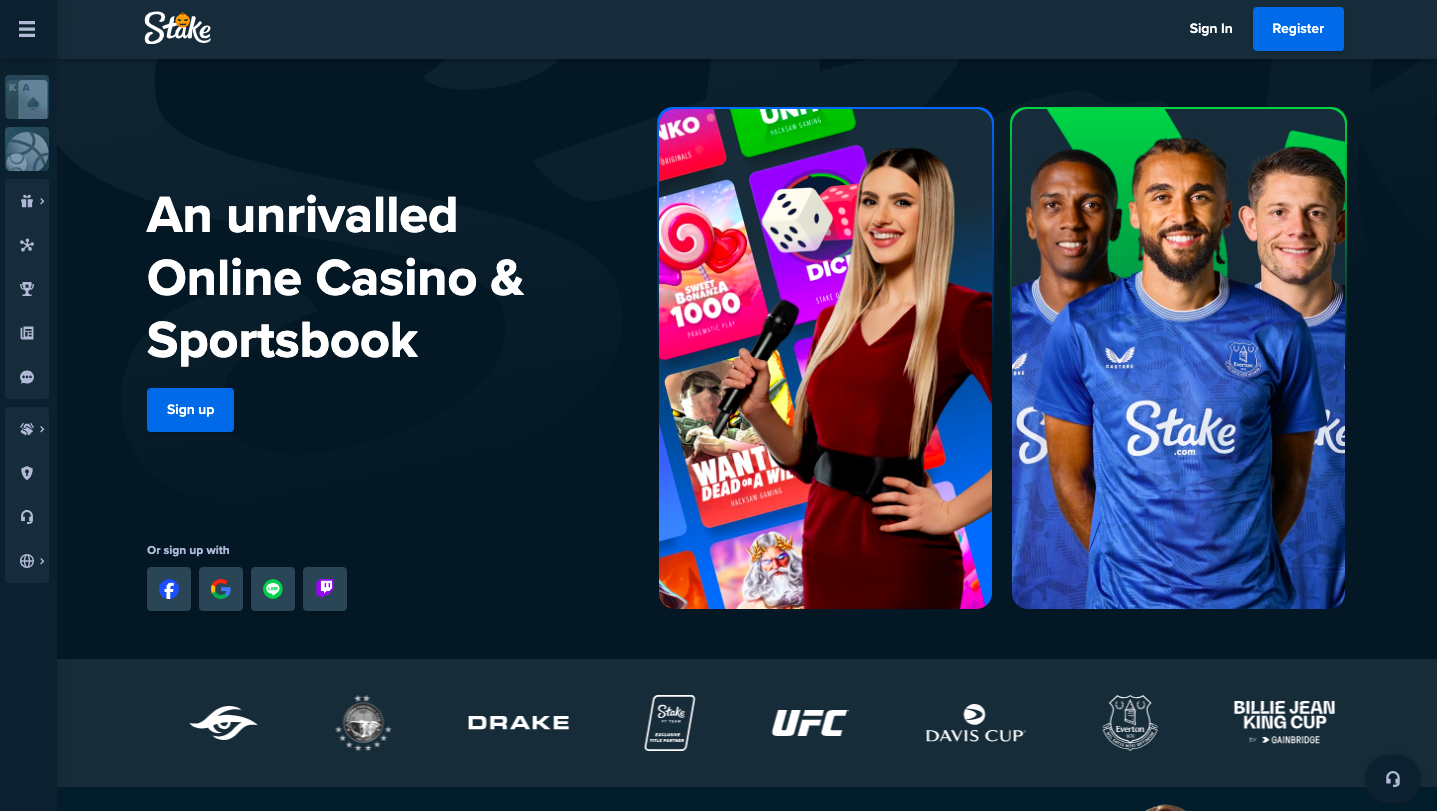 Stake.com Homepage (new)